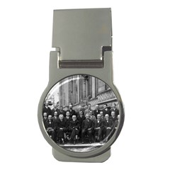 1927 Solvay Conference On Quantum Mechanics Money Clips (round)  by thearts
