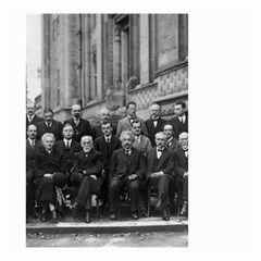 1927 Solvay Conference On Quantum Mechanics Small Garden Flag (two Sides) by thearts