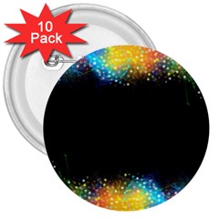 Frame Border Feathery Blurs Design 3  Buttons (10 Pack)  by Nexatart