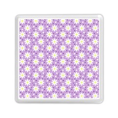 Daisy Dots Lilac Memory Card Reader (square)  by snowwhitegirl