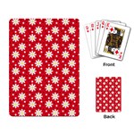 Daisy Dots Red Playing Card Back