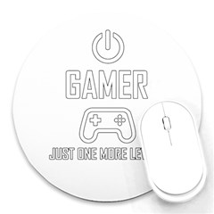 Gamer Round Mousepads by Valentinaart