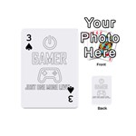 Gamer Playing Cards 54 (Mini)  Front - Spade3