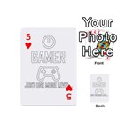 Gamer Playing Cards 54 (Mini)  Front - Heart5