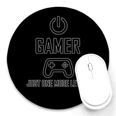 Gamer Round Mousepads by Valentinaart