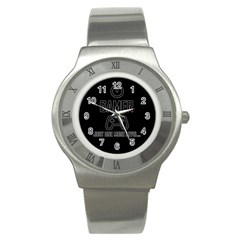 Gamer Stainless Steel Watch by Valentinaart