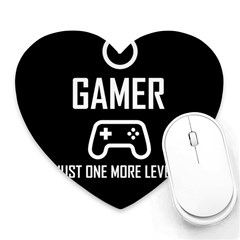Gamer Heart Mousepads by Valentinaart