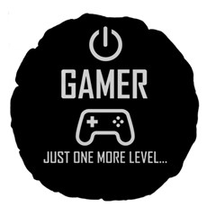 Gamer Large 18  Premium Round Cushions by Valentinaart