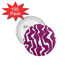 Electric Pink Polynoise 1 75  Buttons (100 Pack)  by jumpercat