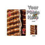 Abstract Architecture Background Playing Cards 54 (Mini)  Front - Heart2