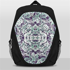 Modern Collage Pattern Mosaic Backpack Bag by dflcprints