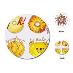 Bread Stickers Playing Cards (round)  by KuriSweets