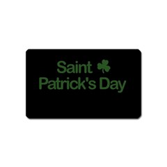  St  Patricks Day  Magnet (name Card) by Valentinaart