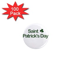  St  Patricks Day  1  Mini Magnets (100 Pack)  by Valentinaart