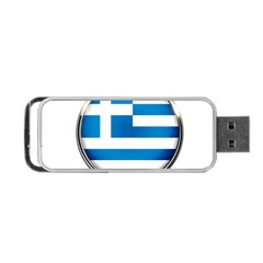 Greece Greek Europe Athens Portable Usb Flash (one Side) by Nexatart