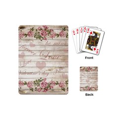Vintage Chihuahua - Valentines Day Playing Cards (mini)  by Valentinaart