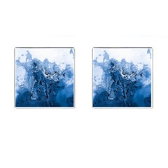 Water Nature Background Abstract Cufflinks (square) by Nexatart