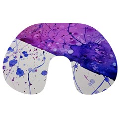 Art Painting Abstract Spots Travel Neck Pillows by Nexatart