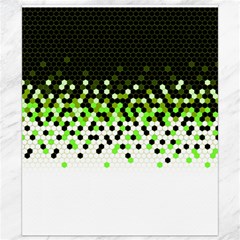 Flat Tech Camouflage Reverse Green Canvas 8  X 10  by jumpercat