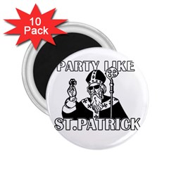  St  Patricks Day  2 25  Magnets (10 Pack)  by Valentinaart