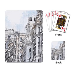 Architecture Building Design Playing Card by Nexatart