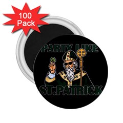  St  Patricks Day  2 25  Magnets (100 Pack)  by Valentinaart