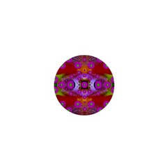 Shimmering Pond With Lotus Bloom 1  Mini Buttons by pepitasart