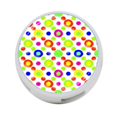 Multicolored Circles Motif Pattern 4-port Usb Hub (two Sides)  by dflcprints
