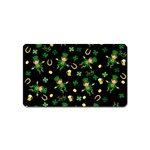 St Patricks day pattern Magnet (Name Card) Front