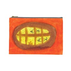 Fish Egg Cosmetic Bag (large)  by snowwhitegirl