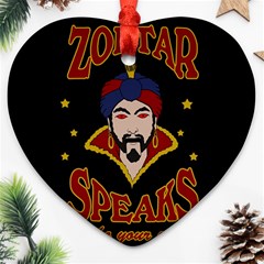 Zoltar Speaks Ornament (heart) by Valentinaart