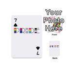 Pride Playing Cards 54 (Mini)  Front - Spade7