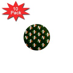Irish Clover 1  Mini Magnet (10 Pack)  by Valentinaart