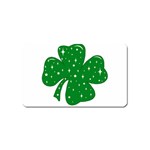 Sparkly Clover Magnet (Name Card) Front