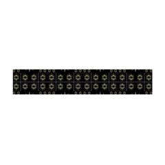 Dark Ethnic Stars Motif Pattern Flano Scarf (mini) by dflcprints
