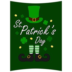 St Patricks Leprechaun Back Support Cushion by Valentinaart