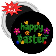 Happy Easter 3  Magnets (100 Pack) by Valentinaart