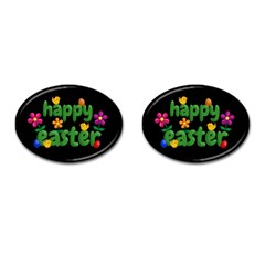 Happy Easter Cufflinks (oval) by Valentinaart