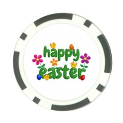 Happy Easter Poker Chip Card Guard (10 Pack) by Valentinaart