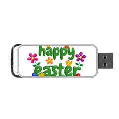 Happy Easter Portable Usb Flash (one Side) by Valentinaart