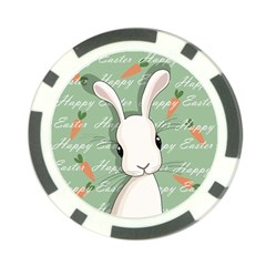 Easter Bunny  Poker Chip Card Guard (10 Pack) by Valentinaart