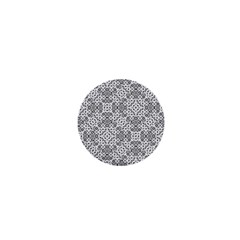 Black And White Oriental Ornate 1  Mini Magnets by dflcprints
