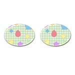 Easter Patches  Cufflinks (Oval) Front(Pair)