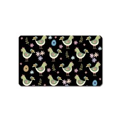 Easter Pattern Magnet (name Card) by Valentinaart