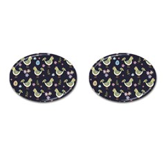 Easter Pattern Cufflinks (oval) by Valentinaart