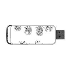 Easter Eggs Portable Usb Flash (one Side) by Valentinaart