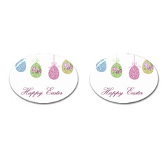 Easter Eggs Cufflinks (oval) by Valentinaart
