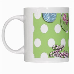 Easter Eggs White Mugs by Valentinaart