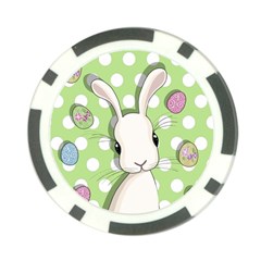 Easter Bunny  Poker Chip Card Guard (10 Pack) by Valentinaart