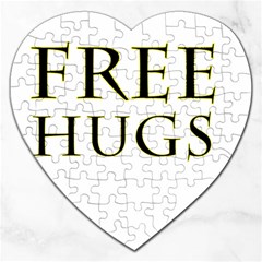 Freehugs Jigsaw Puzzle (heart) by cypryanus